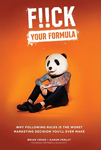 F!!CK Your Formula book cover, featuring a tattooed figure with a panda head on an orange background